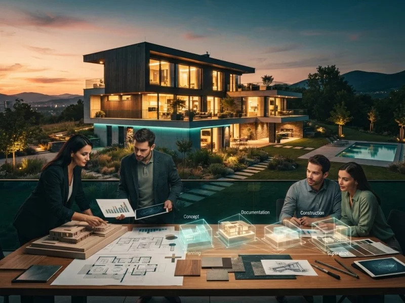 Architektonická kancelária a 5 krokov k úspešnému projektu